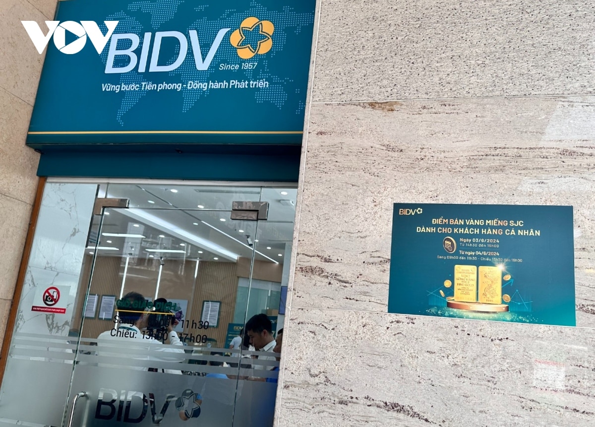 TTBC số 16/2024: BIDV triển khai bán vàng miếng SJC cho khách hàng cá nhân